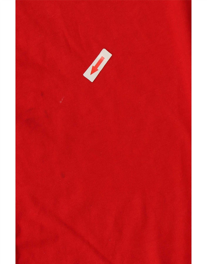 Champion Herren-T-Shirt mit Grafik, Größe L, aus roter Baumwolle