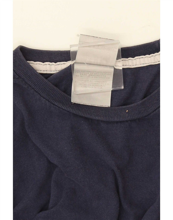 Nike Herren-T-Shirt-Oberteil, mittelgroß, marineblau, Baumwolle
