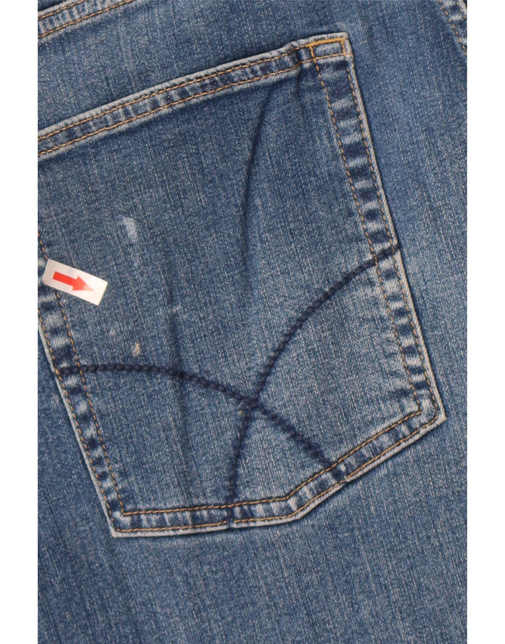 Crew Clothing Herren Regular Straight Jeans W38 L27 Blaue Baumwolle