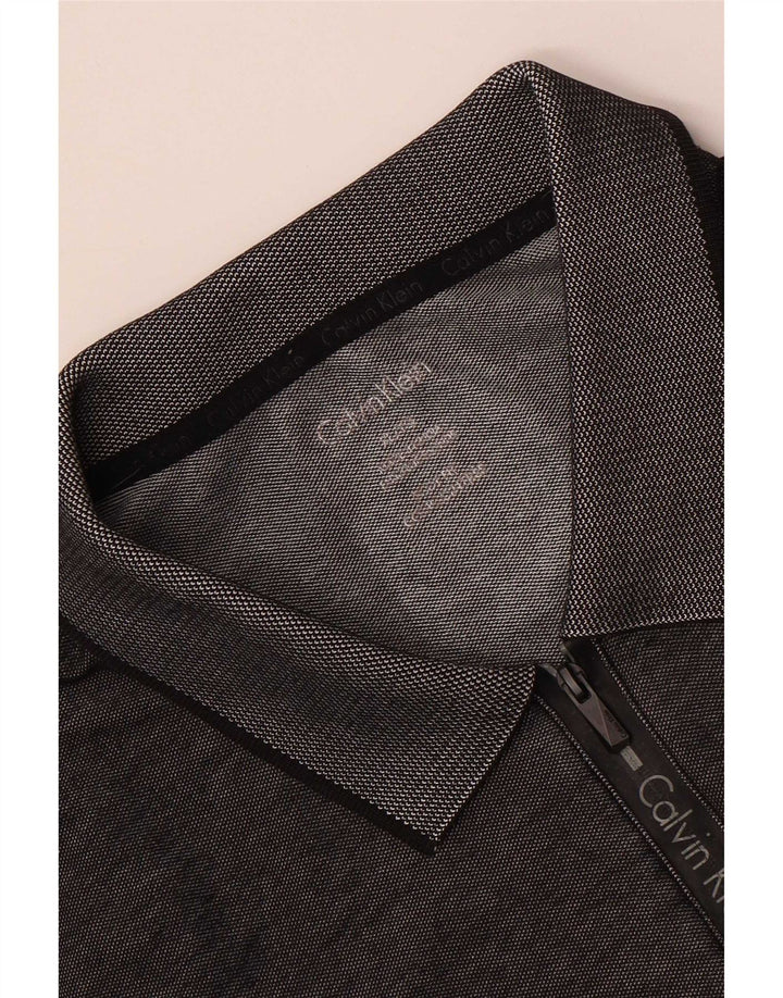 Calvin Klein Herren Poloshirt XL Grau meliert