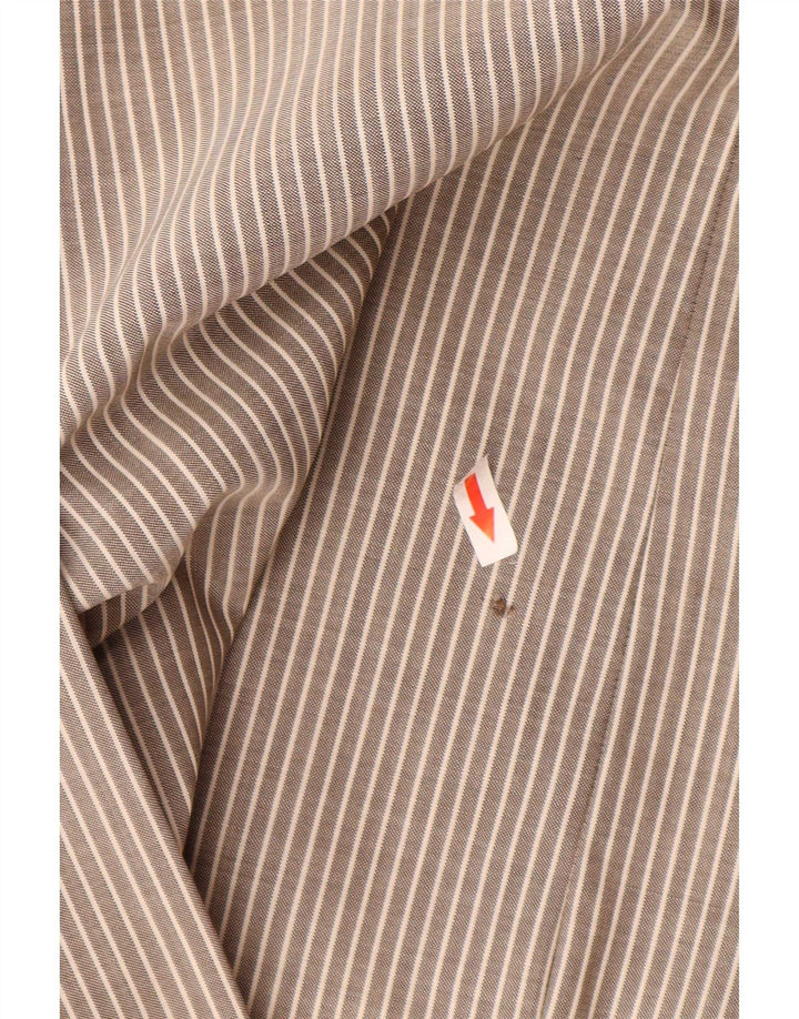 Hugo Boss Herren-Blazer mit 2 Knöpfen, EU 54, 2XL, graue Nadelstreifen-Schurwolle