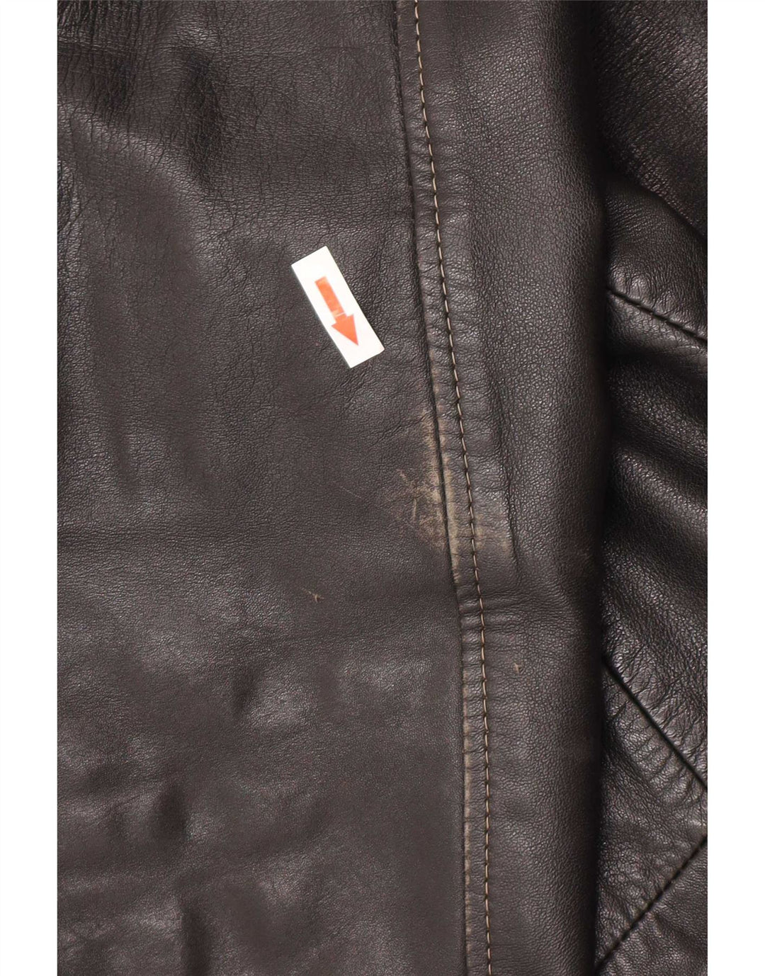 Vintage Herren Lederjacke UK 40 Large Schwarz