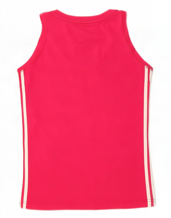 Adidas Damen Climalite Weste Top UK 8/10 Small Rosa Baumwolle