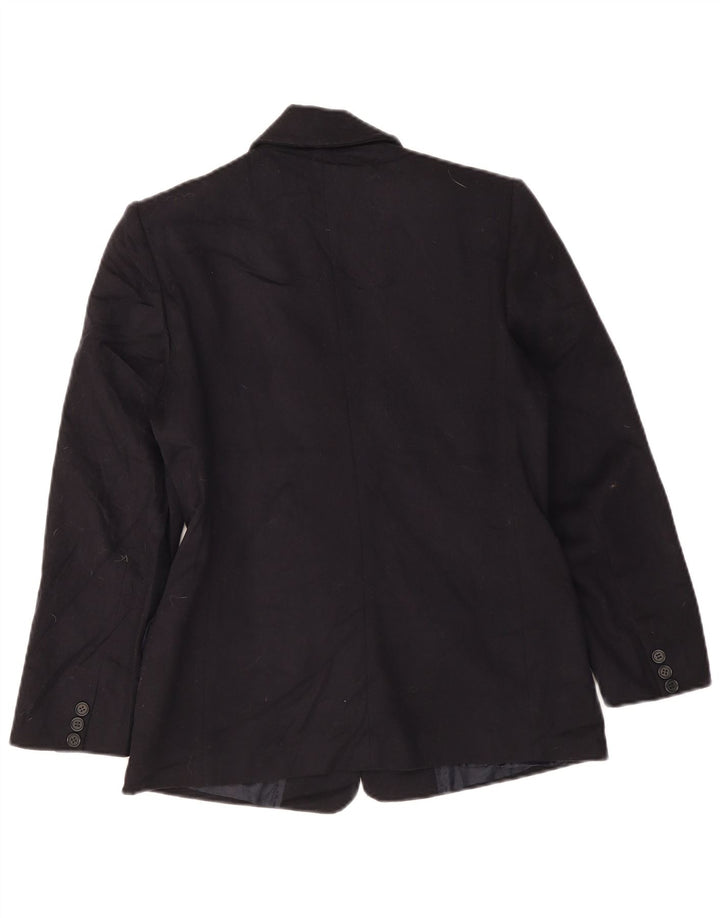 Ball On Damen-Blazerjacke mit 3 Knöpfen, IT 42, mittelmarineblaue Schurwolle