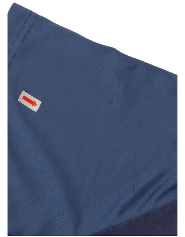 NIKE Herren-T-Shirt mit Grafik, groß, blau, Colourblock-Baumwolle