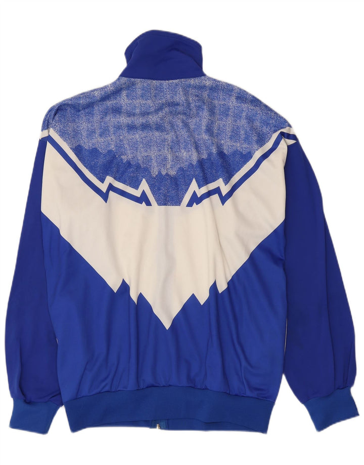 Vintage Herren-Trainingsanzug-Top-Jacke IT 52 Large Blue Colourblock