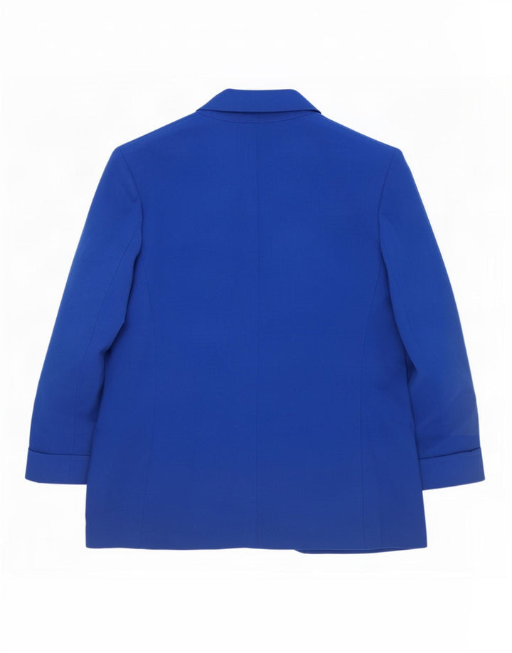 Marks & Spencer Damen-Blazer mit 3/4-Ärmeln, offen, UK 12, Mittelblau