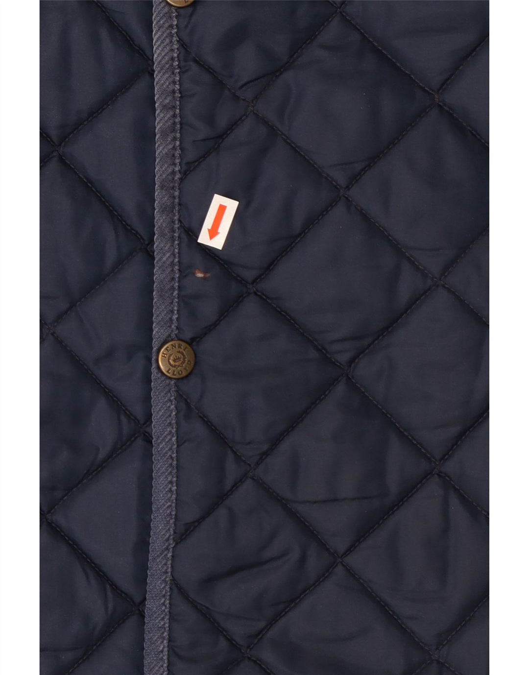 Henri Lloyd Herren Steppjacke UK 42 XL Marineblaues Nylon