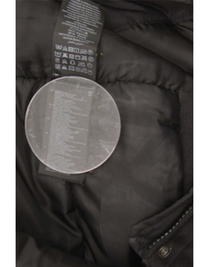 G-Star Herren-Jacke mit Kapuze, gepolstert, UK 40, Größe L, Schwarz, Polyester