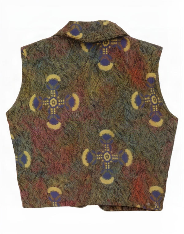 Chervo Damen Ski-Übergröße-Gilet IT 44 Medium Mehrfarbig mit Blumenmuster