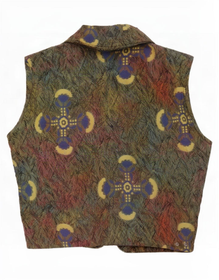 Chervo Damen Ski-Übergröße-Gilet IT 44 Medium Mehrfarbig mit Blumenmuster