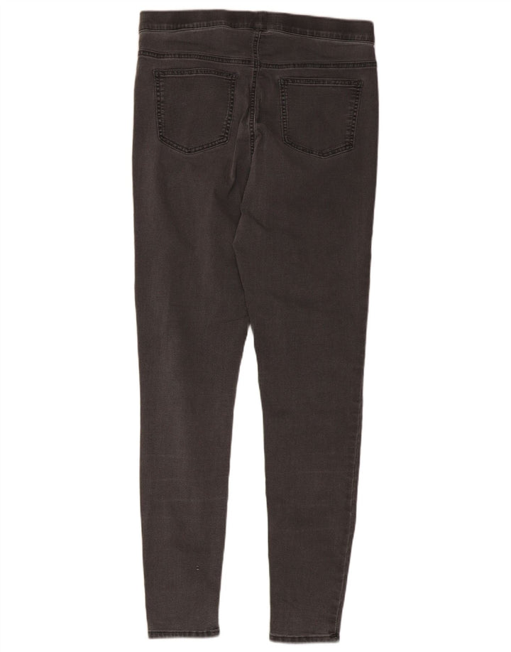 Marks & Spencer Damen Jegging-Jeans UK 12 Medium W30 L28 Graue Baumwolle