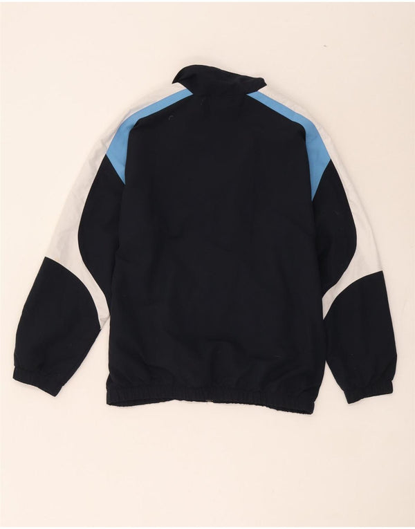 Reebok Jungen-Trainingsanzug-Top-Jacke, 13–14 Jahre, Marineblau, Farbblock