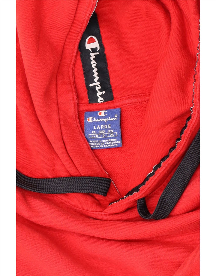 Champion Herren Champion Kapuzenpullover, Größe L, Rot