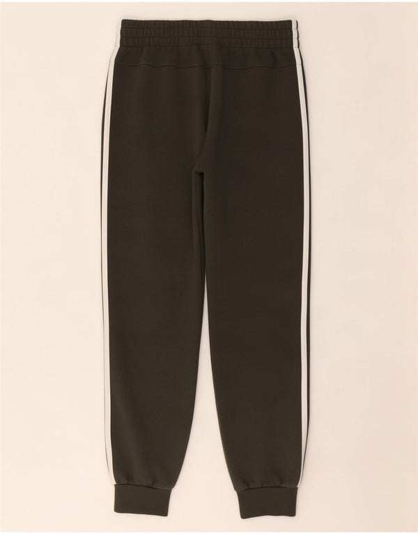 Adidas Damen Trainingshose Jogger UK 8/10 Small Khaki Baumwolle