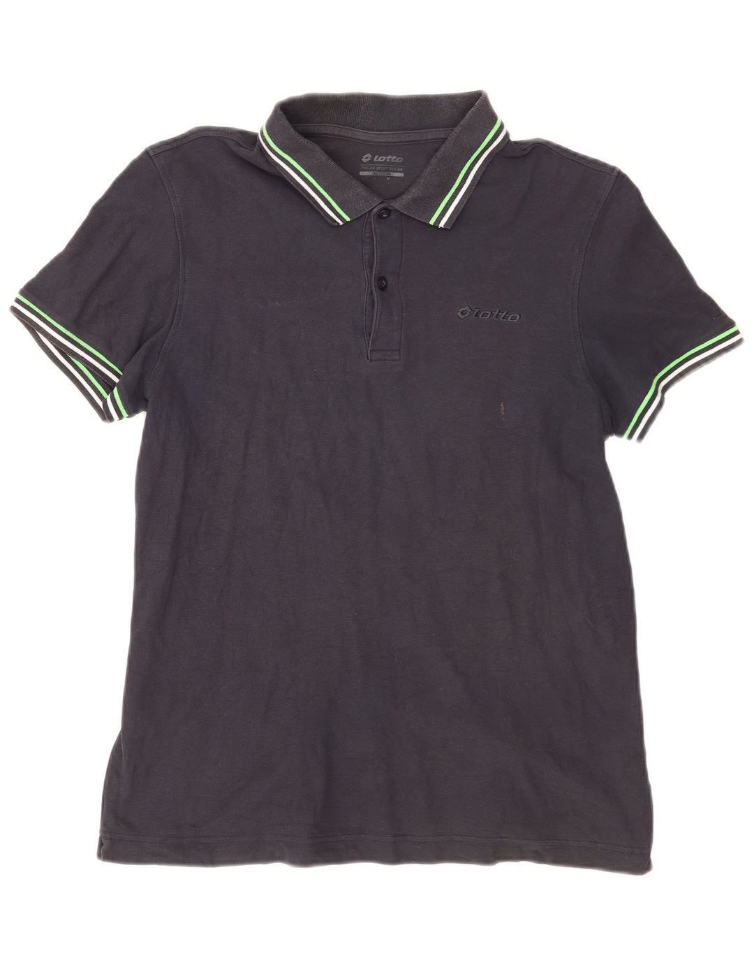 Lotto Herren-Poloshirt, mittelgroß, marineblau, Baumwolle