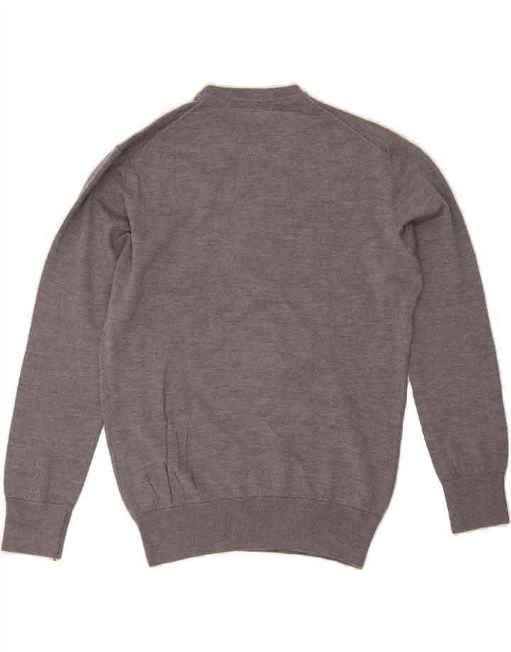 PEUTEREY Womens Crew Neck Jumper Sweater UK 18 XL Grey Wool Vintage PEUTEREY and Second-Hand PEUTEREY from Messina Hembry 