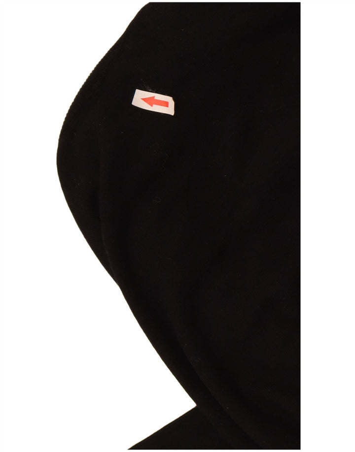 Zara Damen-Pullover mit Knopfkragen, Gr. 12, mittelschwarz