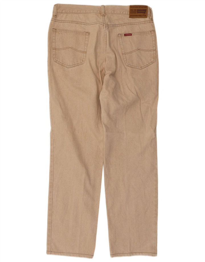 Carrera Herren Straight Jeans W38 L32 Beige Baumwolle