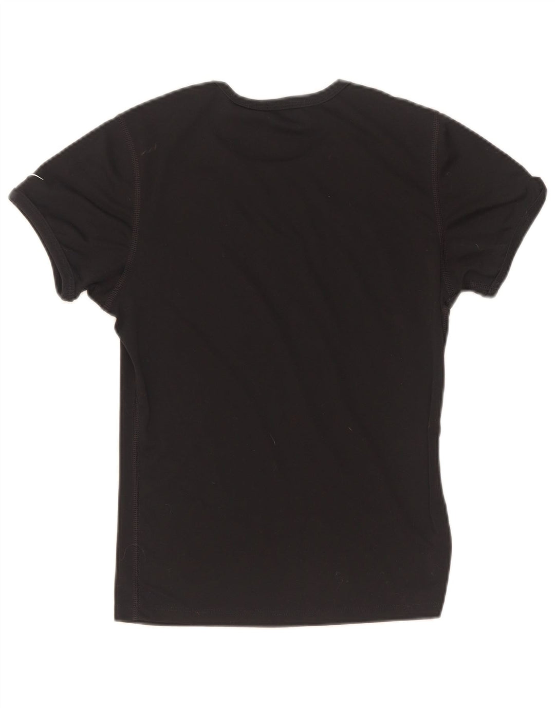 Nike Damen T-Shirt Top US 8/10 Medium Schwarz Polyester