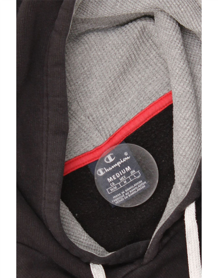 Champion Herren-Kapuzenpullover mit Grafik, mittelgroß, Schwarz