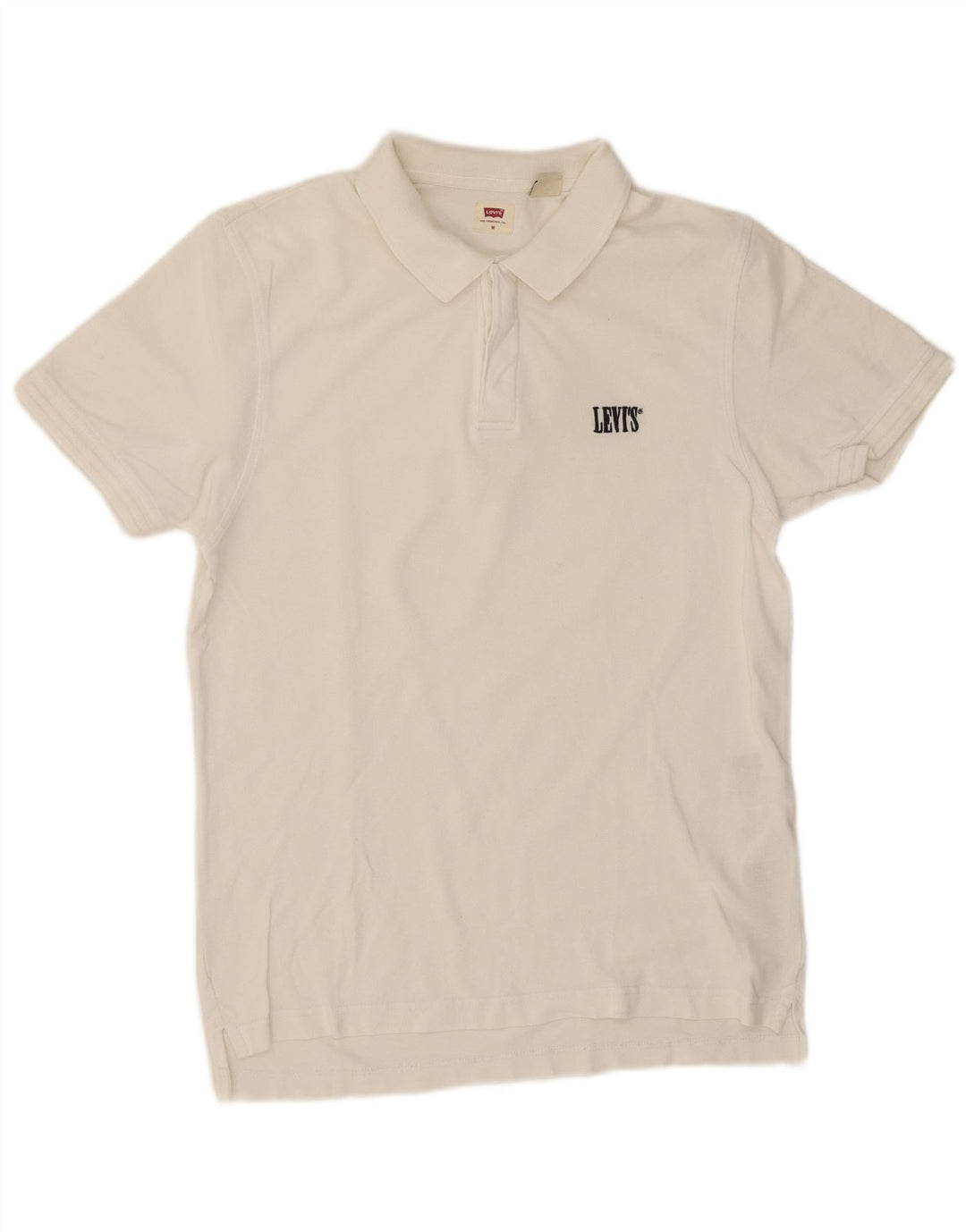 Levi's Herren-Poloshirt aus mittelweißer Baumwolle