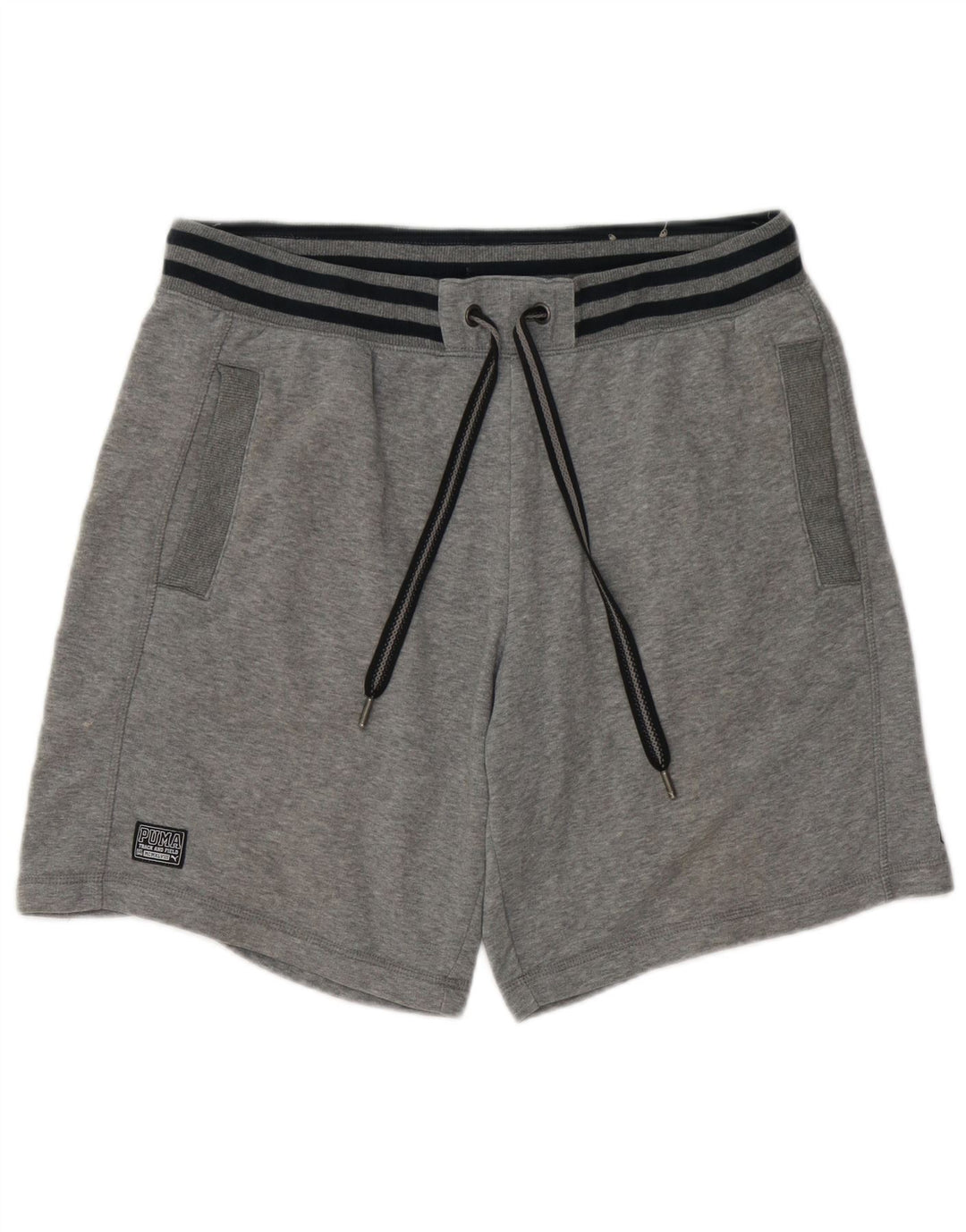 Puma Herren Graphic Sport Shorts Große graue Baumwolle