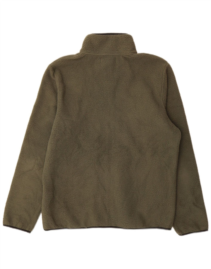 Brugi Herren Fleecejacke UK 42 XL Grün Colourblock Polyester