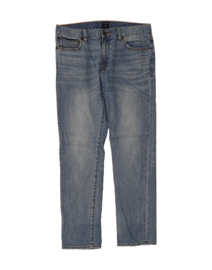 J. CREW Mens Driggs Slim Jeans W32 L30 Blue Cotton Vintage J. Crew and Second-Hand J. Crew from Messina Hembry 