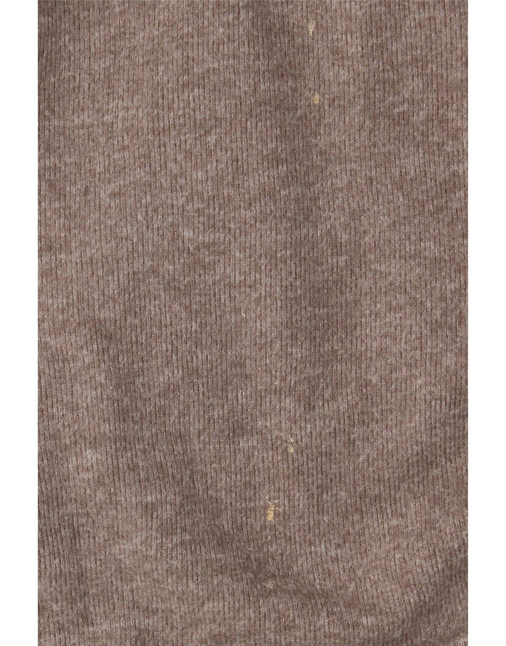 Zara Damen-Pullover, übergroß, Rundhalsausschnitt, Gr. 10, Größe S, Grau, Polyester