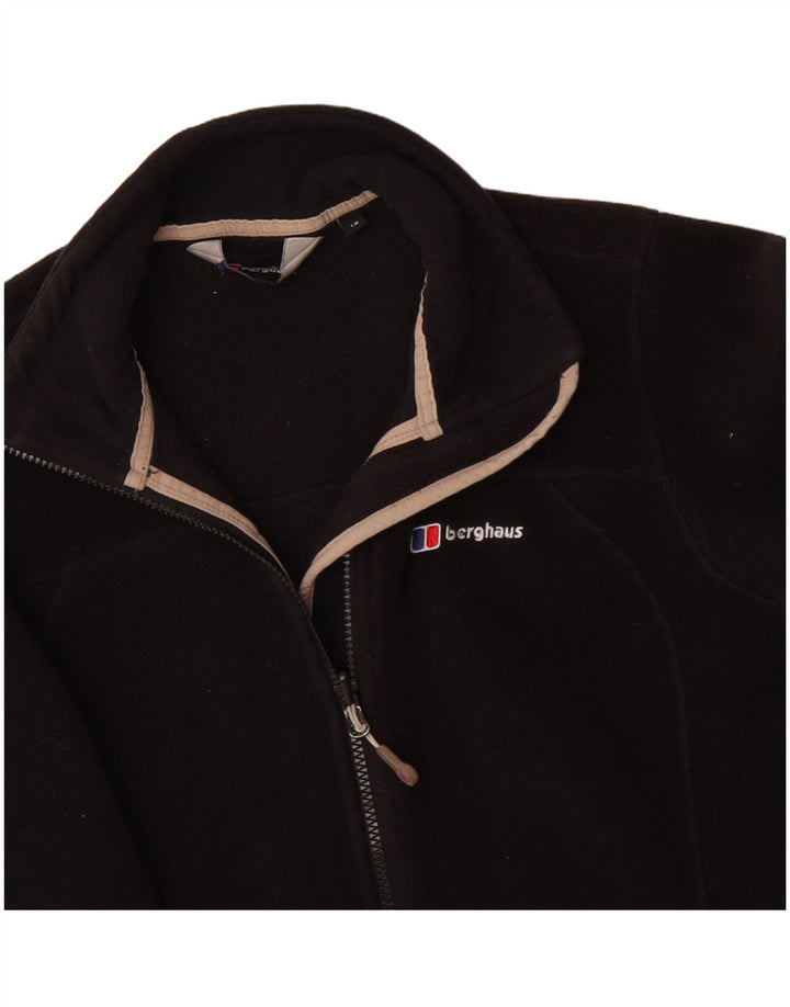 BERGHAUS Damen-Fleecejacke in Übergröße, UK 10, Größe S, Schwarz, Polyester
