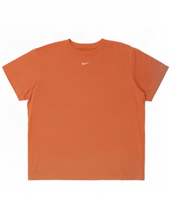 Nike Herren-T-Shirt mit lockerer Passform, mittelorange Baumwolle