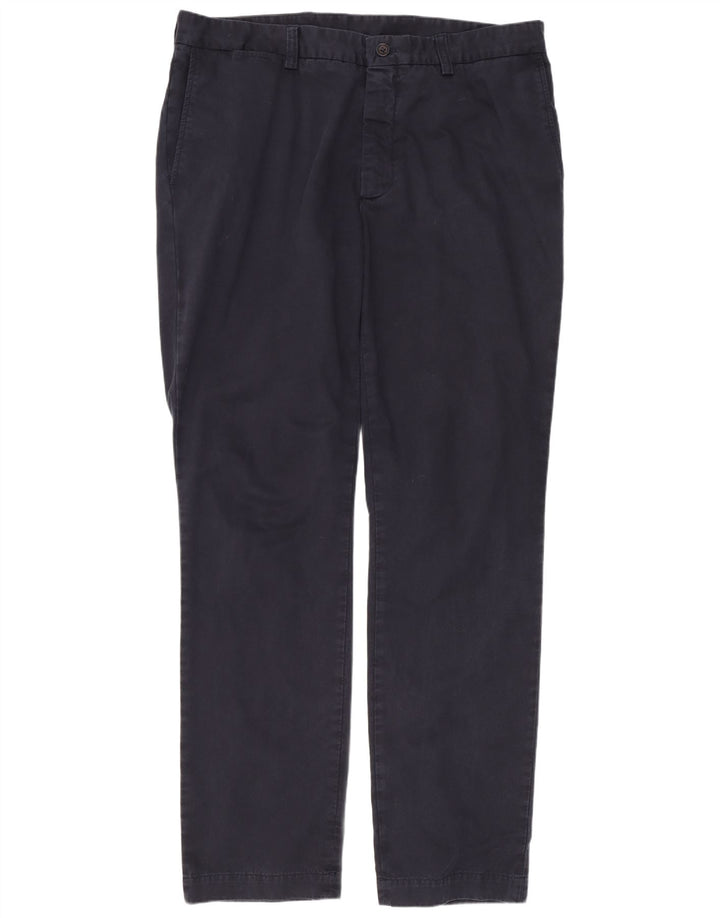 Gerade Chino-Hose für Herren von Hackett, Breite 40, Länge 34, Marineblau, Baumwolle