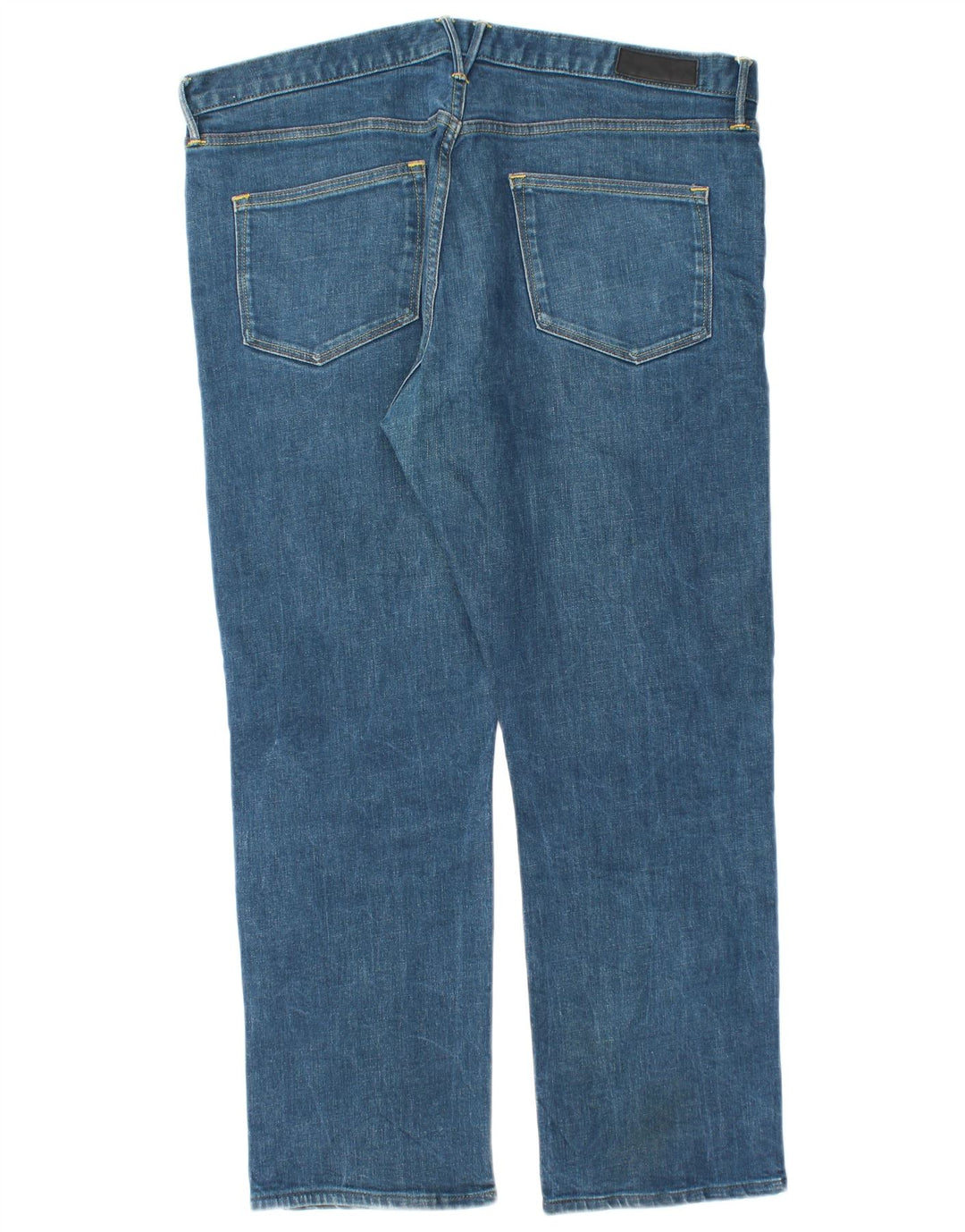 Marks & Spencer Herren Autograph Straight Jeans W36 L27 Blaue Baumwolle