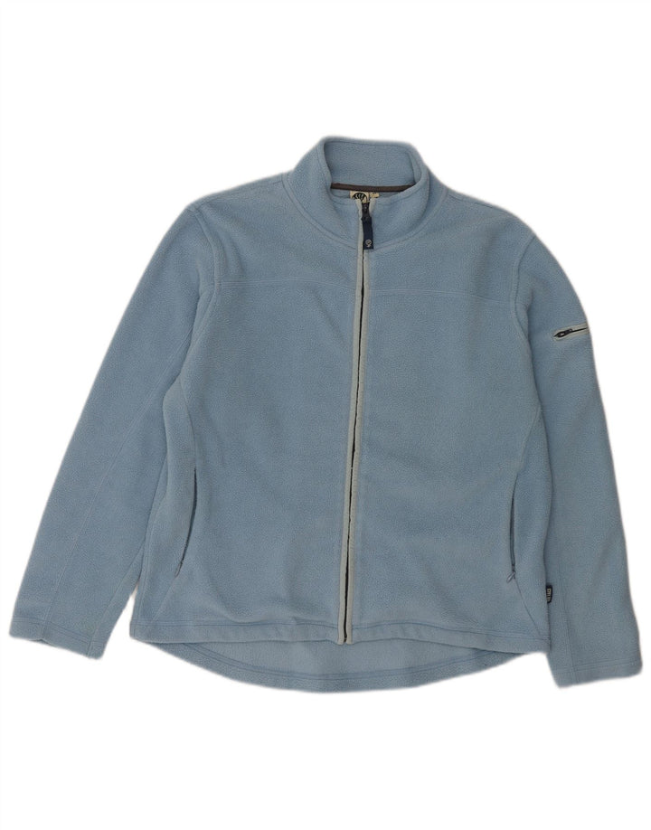 Fat Face Damen Fleecejacke UK 14 Large Blau Polyester