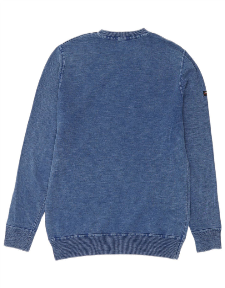 Superdry Herren Sweatshirt Pullover Small Blau