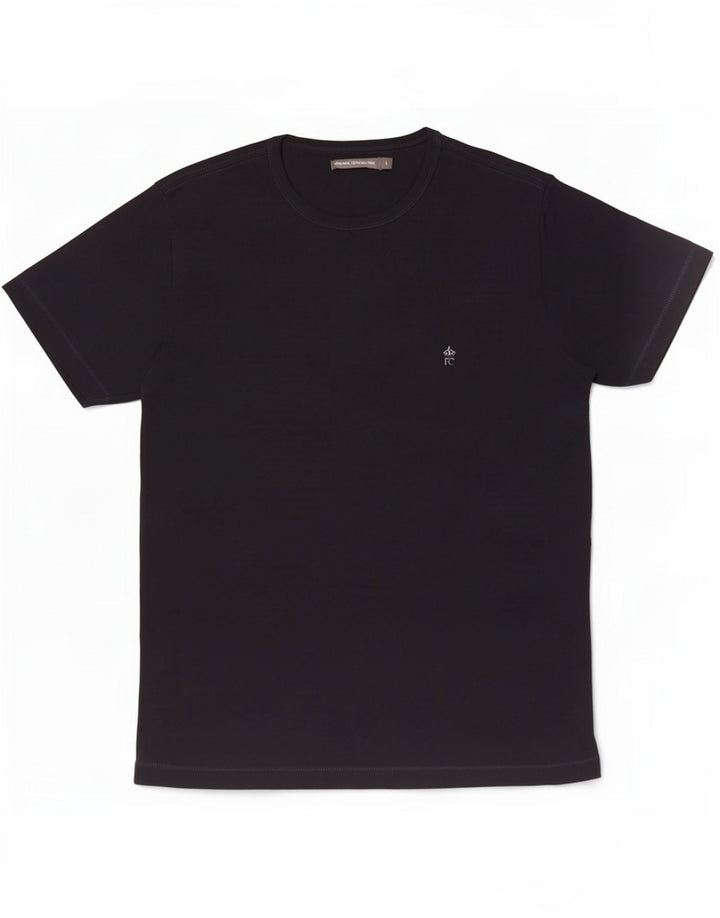 French Connection Herren-T-Shirt-Oberteil, groß, marineblau, Baumwolle