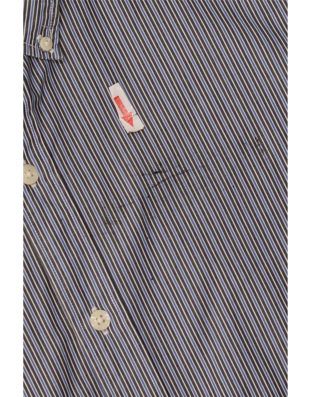 Levi's Herren-Hemd mit Standard-Passform XL, blau gestreift, Baumwolle