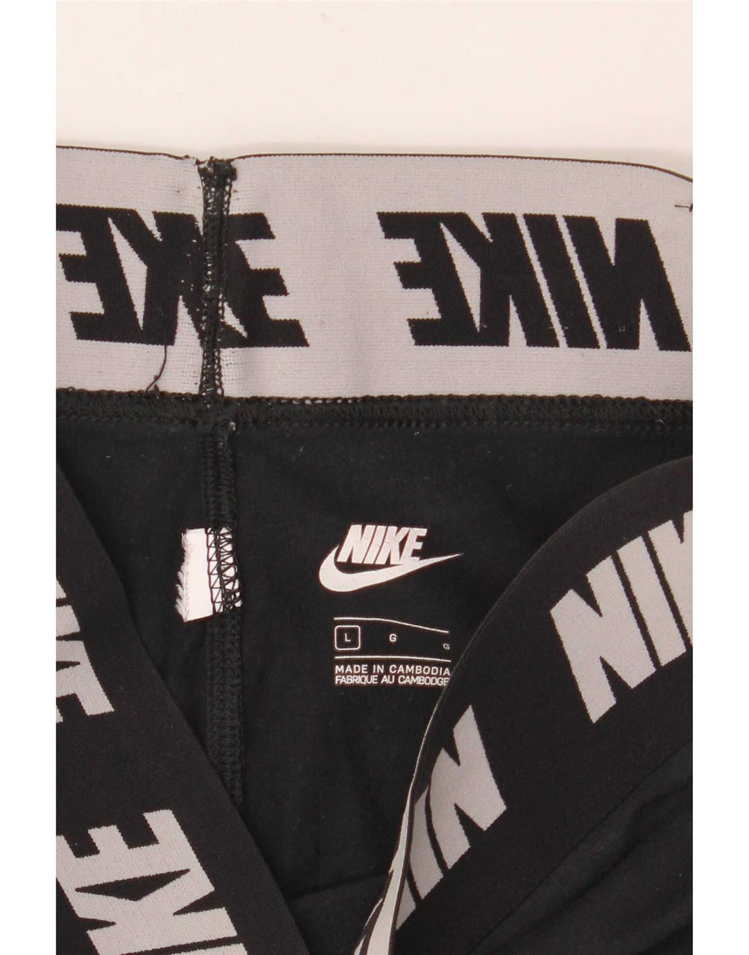 Nike Herren-Leggings mit Grafik, Größe L, Schwarz