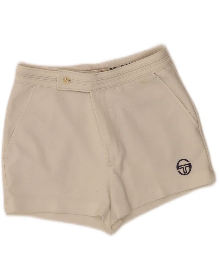 Sergio Tacchini Damen Chinoshorts IT 42 Medium W26 Weiß