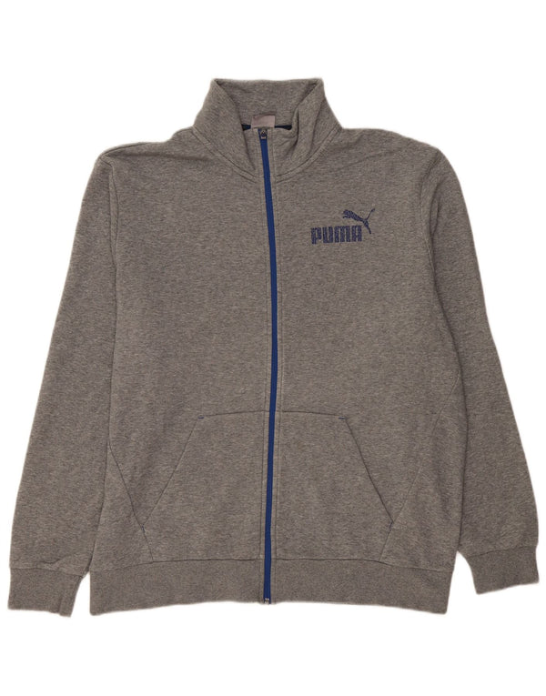 Puma Herren Graphic Trainingsanzug Top Jacke XL Grau Baumwolle