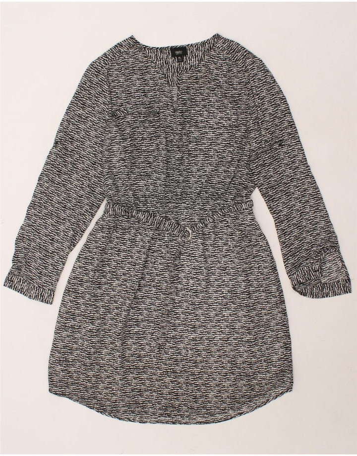 MOSSIMO Womens Long Sleeve A-Line Dress UK 18 XL Grey Polyester Vintage Mossimo and Second-Hand Mossimo from Messina Hembry 