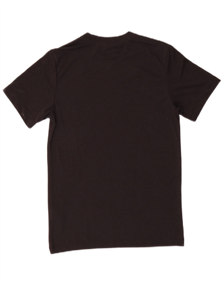 NIKE Herren Dri Fit Graphic T-Shirt Top XS Schwarz Polyester