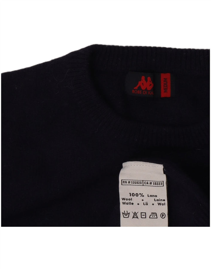 Kappa Damen-Pullover mit Rundhalsausschnitt, UK 14, mittelmarineblaue Wolle