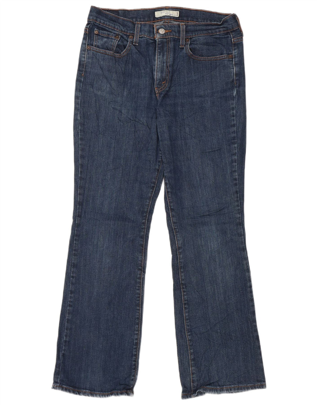Levi's Damen 515 Bootcut Jeans US 10 Large W32 L30 Blaue Baumwolle