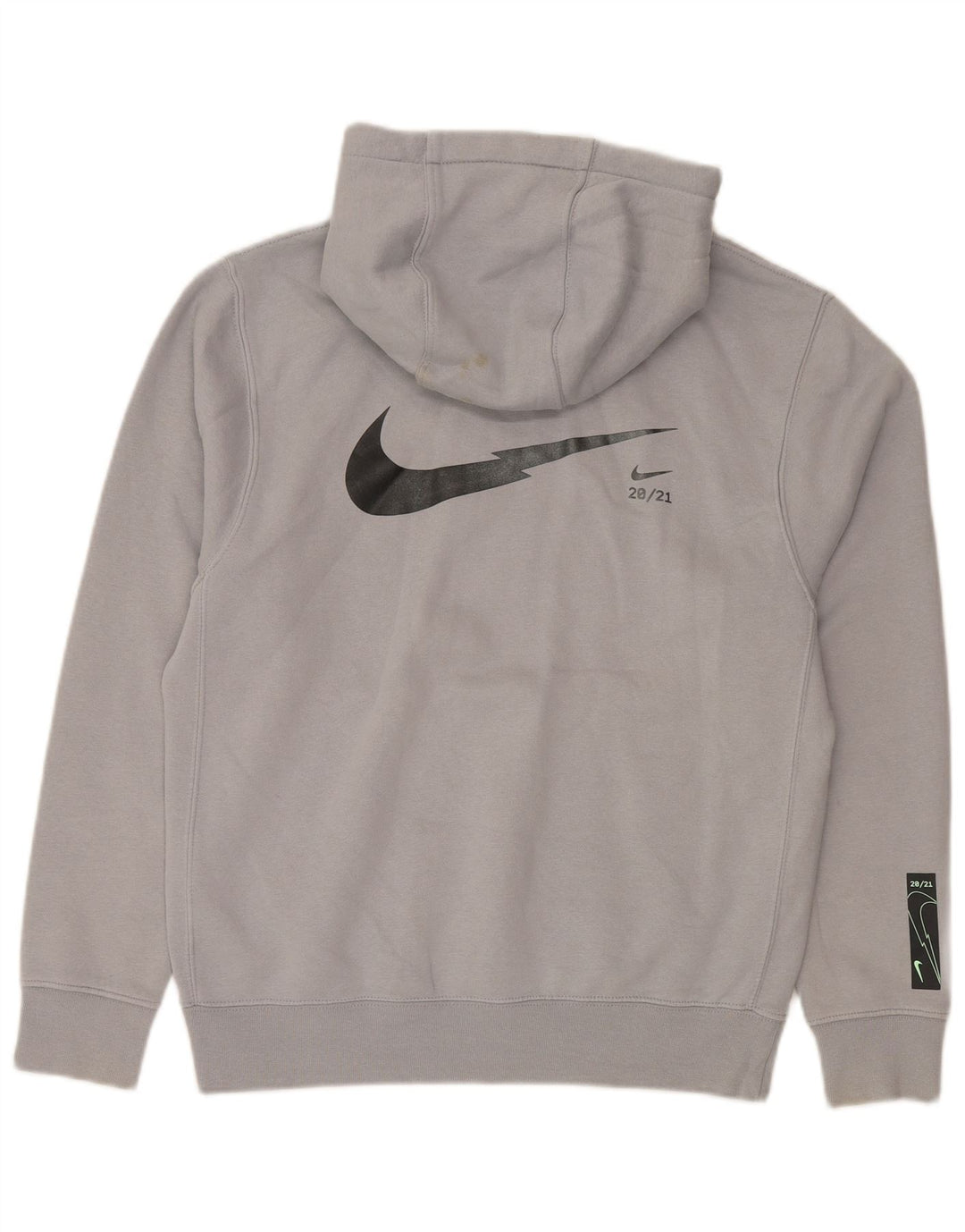 Nike Herren-Kapuzenpullover mit Standard-Passform, Größe S, Grau, Baumwolle