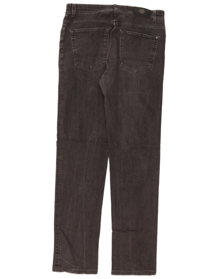 Trussardi Herren Straight Jeans W33 L33 Grau