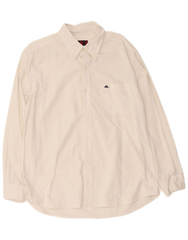 Kappa Herren Hemd 2XL Weiß