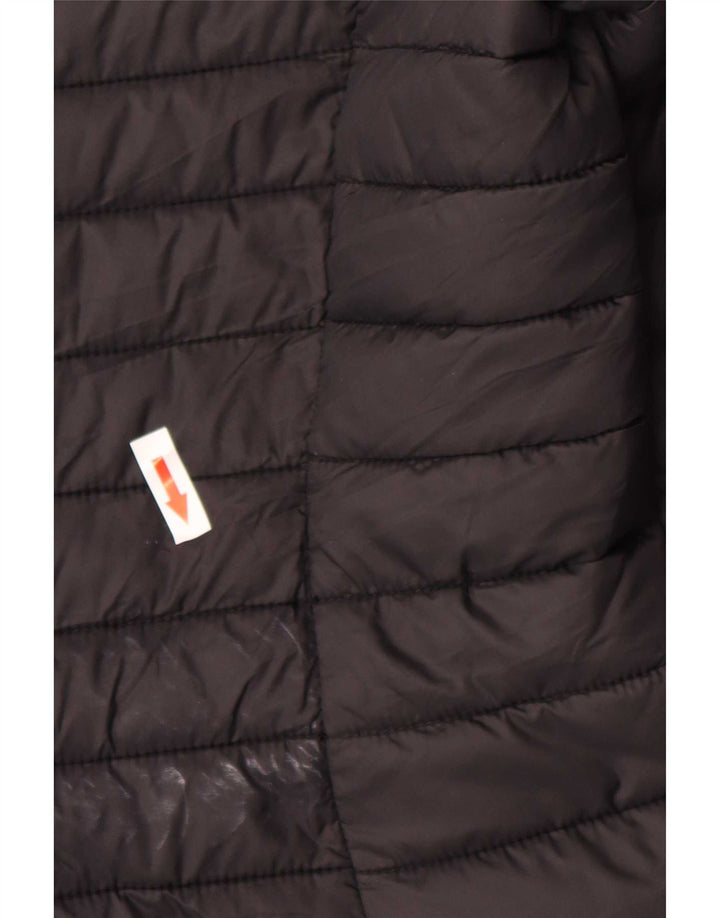 Joules Herren-Mantel mit Kapuze, gepolstert, UK 12, mittelschwarz, Polyamid