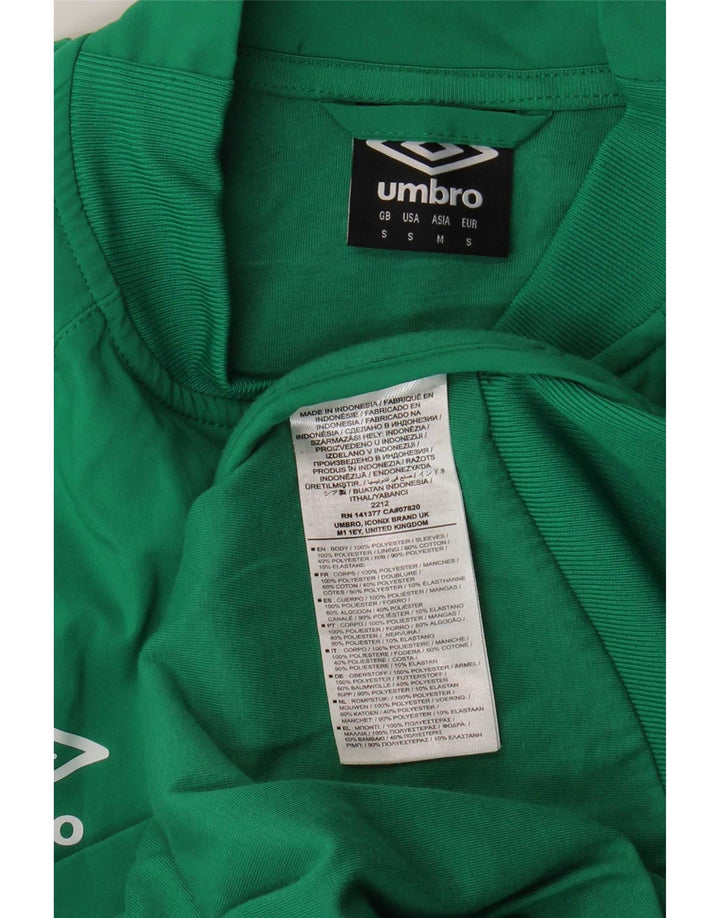 Umbro Irland-Trainingsanzug für Herren, Jacke, Größe S, grün, Polyester